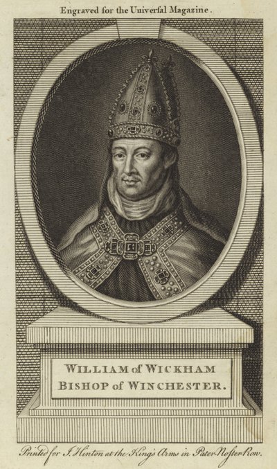 William of Wickham, Bishop of Winchester by English School