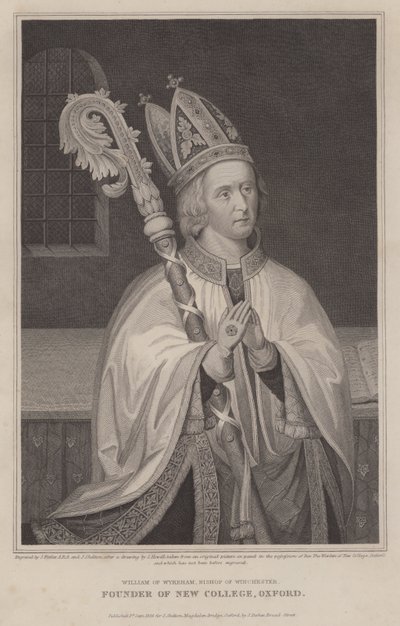 William of Wykeham, Bishop of Winchester, Founder of New College, Oxford by English School
