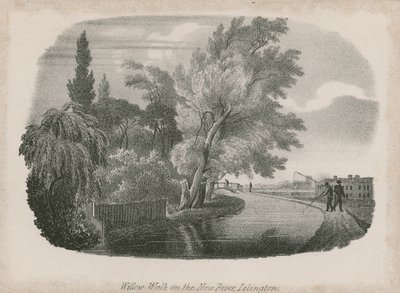 Willow Walk on the New River, Islington, London by English School