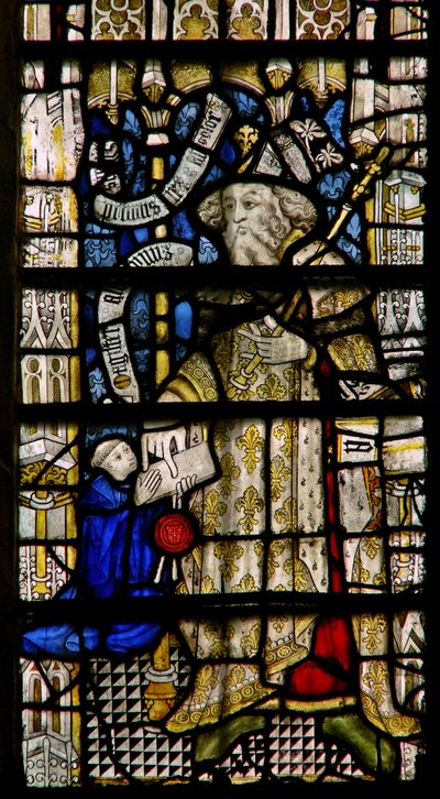 Window depicting William the Conqueror by English School