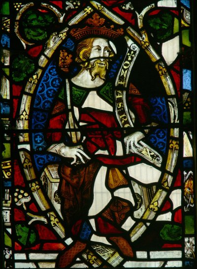 Window depicting Hosias on the Tree of Jesse by English School