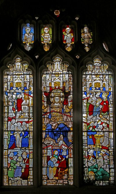 Window depicting the Seven Sacraments by English School