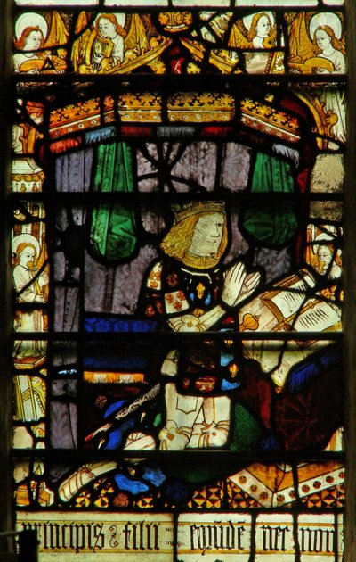 Window depicting a donor - Prince Arthur by English School
