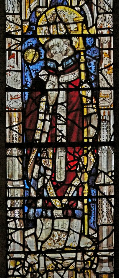 Window depicting St Martin by English School