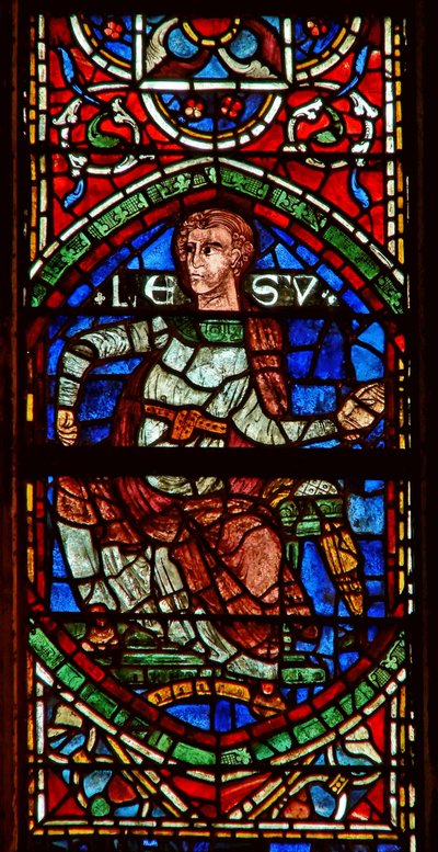 Window depicting a genealogical figure: Jose by English School