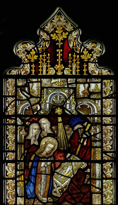 Window depicting the Nativity by English School