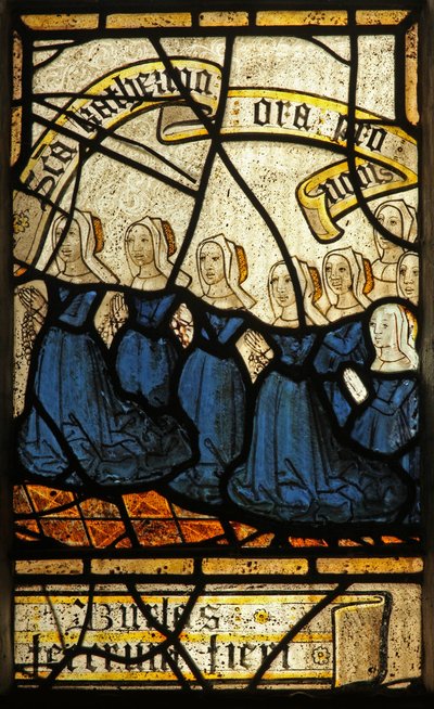 Window 3 depicting a donor - Borase family by English School