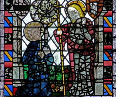 Window depicting a Resurrection scene: the appearance to St Peter by English School