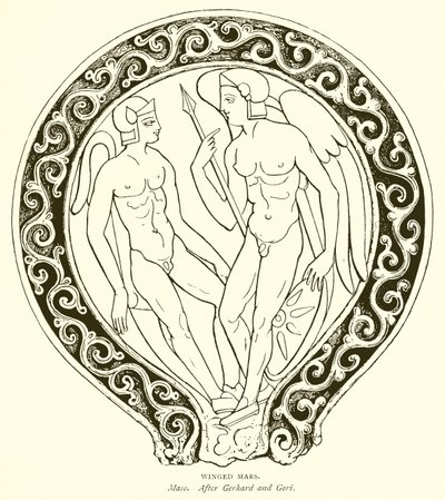 Winged Mars by English School