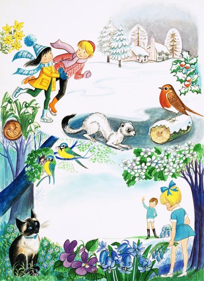 Winter and Spring by English School