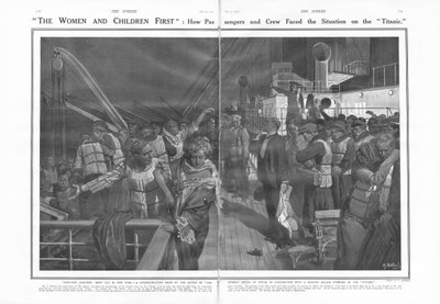 Woman and Children First: How the passengers and crew faced the situation on the Titanic by English School