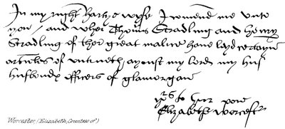 Elizabeth, Countess of Worcester by English School