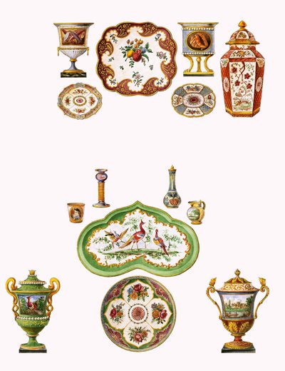 Worcester porcelain by English School