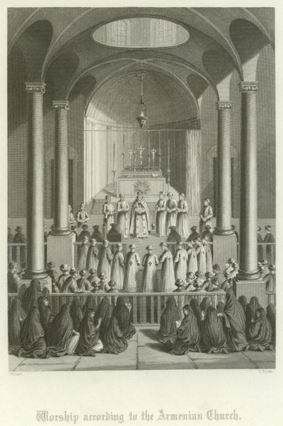 Worship According to the Armenian Church by English School