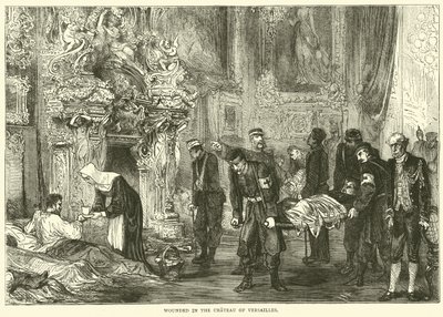 Wounded in the Chateau of Versailles by English School