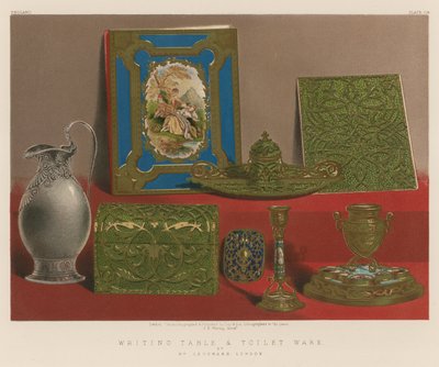 Writing Table and Toilet Ware by English School