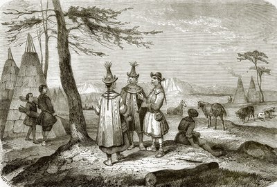 Yakut colony or village by English School