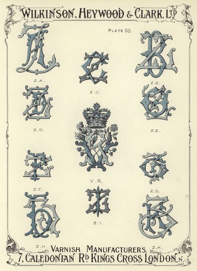 ZA, ZC, ZB, ZD, VR, ZE, ZF, ZG, ZH, ZI, ZK by English School