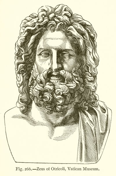 Zeus of Otricoli, Vatican Museum by English School