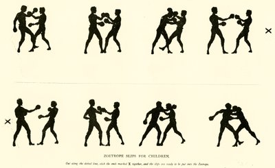 Zoetrope Slips for Children by English School