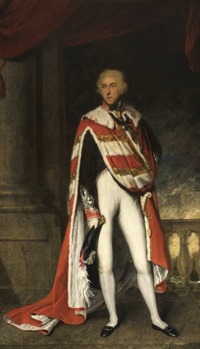 Sir John Fleming Leicester, Bart., in Peers Robes by English School English School
