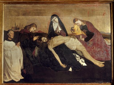 La Pieta de Villeneuve les Avignon by Enguerrand Quarton