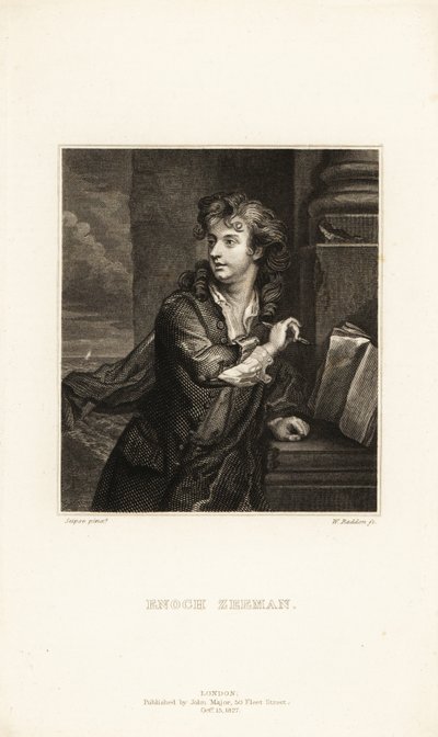 Portrait of Enoch Seeman the Younger by Enoch (after) Seeman