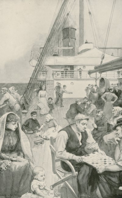 Amusements on Board an Emigrant Ship by Enoch Ward