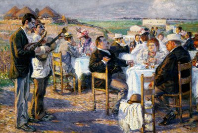 Fat and Thin (1899) by Enrico della Lionne