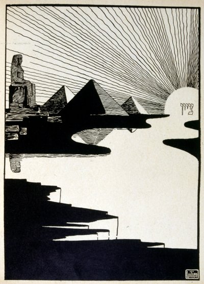 Passover Festival, from the book Judah illustrated by Ephraim Moses Lilien by Ephraim Moses Lilien