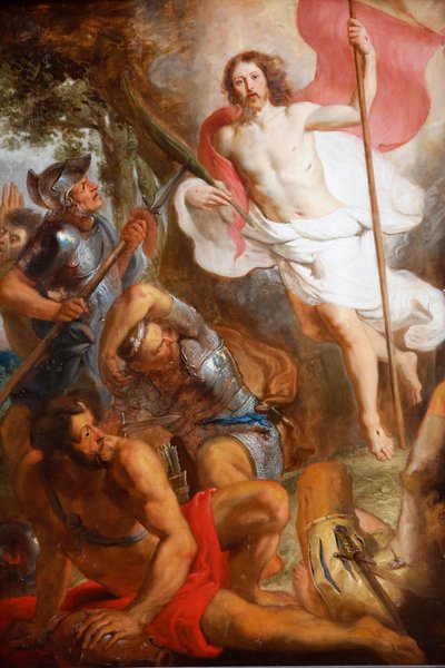 The Christ resurrection by Erasme II Quellin by Erasmus II Quellinus