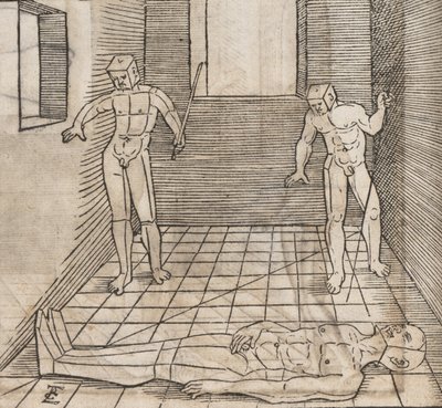 Instruction of Proportion and Position of Figures, 1538 by Erhard Schon