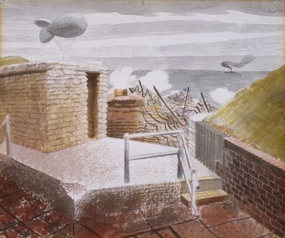 Coastal Defenses, October 1941 by Eric Ravilious