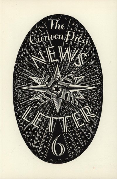 Design for The Curwen Press News-Letter, Number 6, 1934 by Eric Ravilious