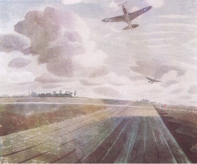 Runway perspective by Eric Ravilious