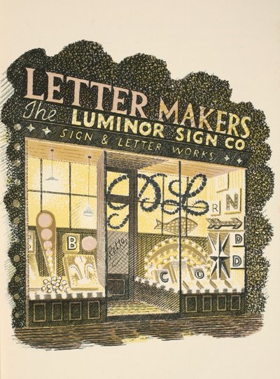 Sign Maker, illustration from 