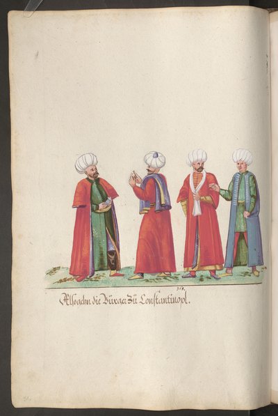 Burghers of Constantinople by Erich Lessing