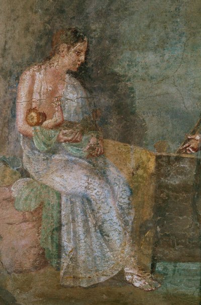 Danae and Perseus as a child by Erich Lessing