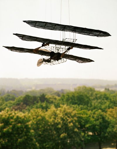 Double-Decker Airplane by Erich Lessing