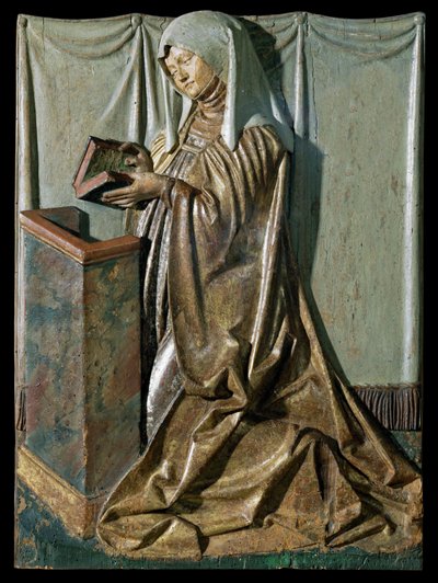Female Donor with Prayerbook, Part of an Altar, Swabian by Erich Lessing