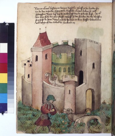 Instructions for Placating Dogs Outside a Fortress, c.1430 by Erich Lessing