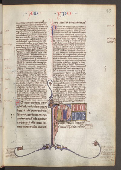 Full Page: Text and Historiated Initial by Erich Lessing