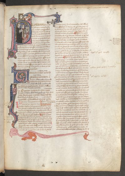 Full Page: Text and Historiated Initials by Erich Lessing