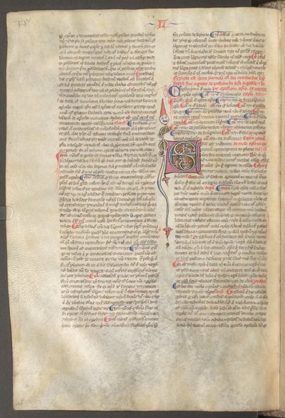 Full Page: Text and Initial 