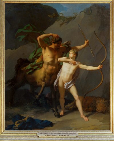 The Education of Achilles by the Centaur Chiron by Erich Lessing