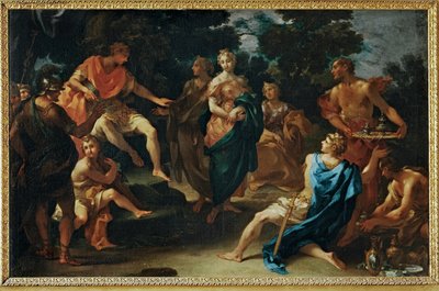The Continence of Scipio, Sketch by Erich Lessing