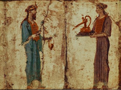 Priest and Priestess of Isis by Erich Lessing