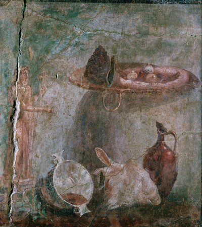 Still-life with a sheep