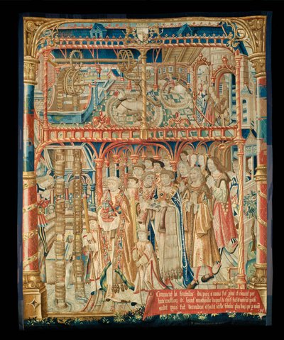 Tapestry of Saint Anatoile de Salins by Erich Lessing