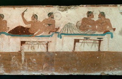 The funeral banquet by Erich Lessing